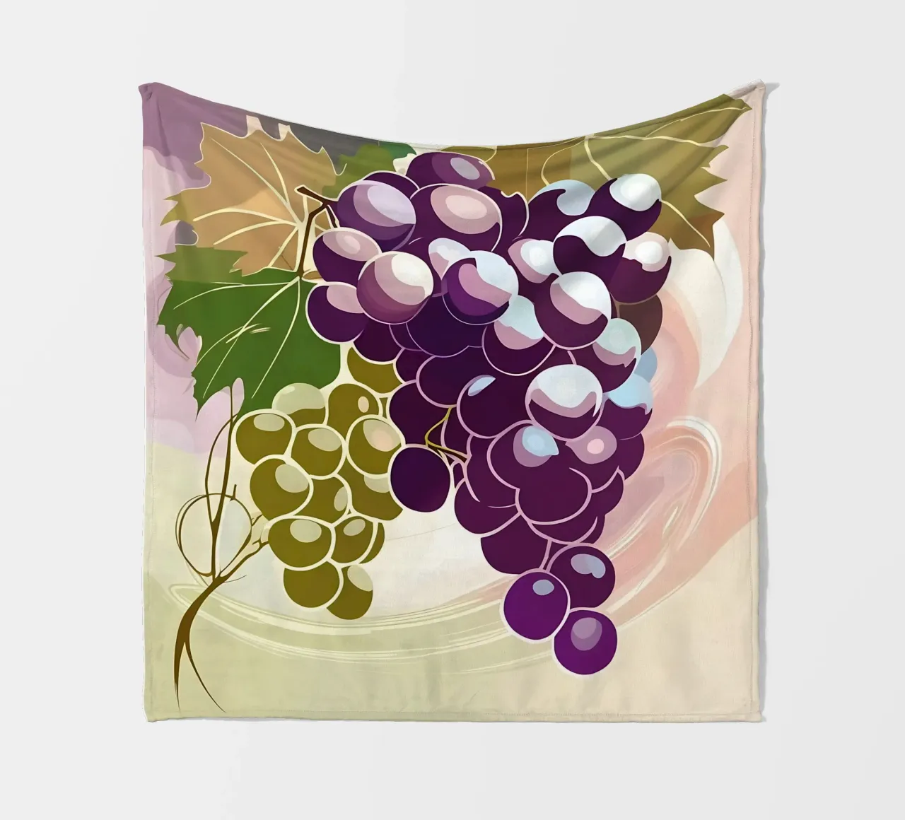 Uva_stile_A_2 coperta in pile da Pink- und LoveArt by LK