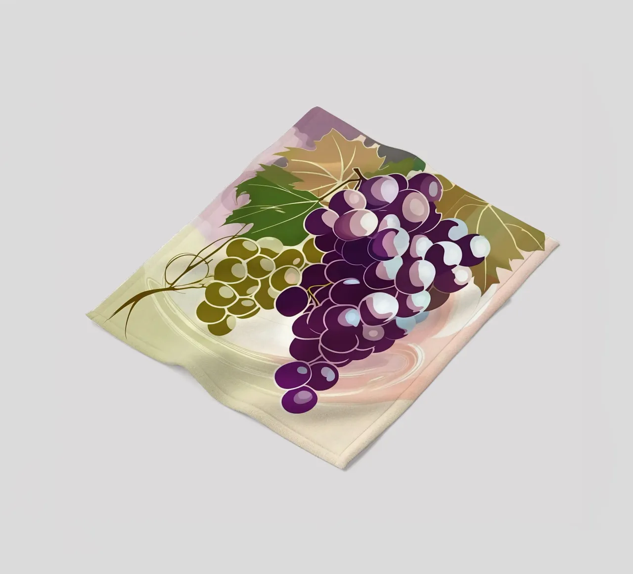 Uva_stile_A_2 coperta in pile da Pink- und LoveArt by LK