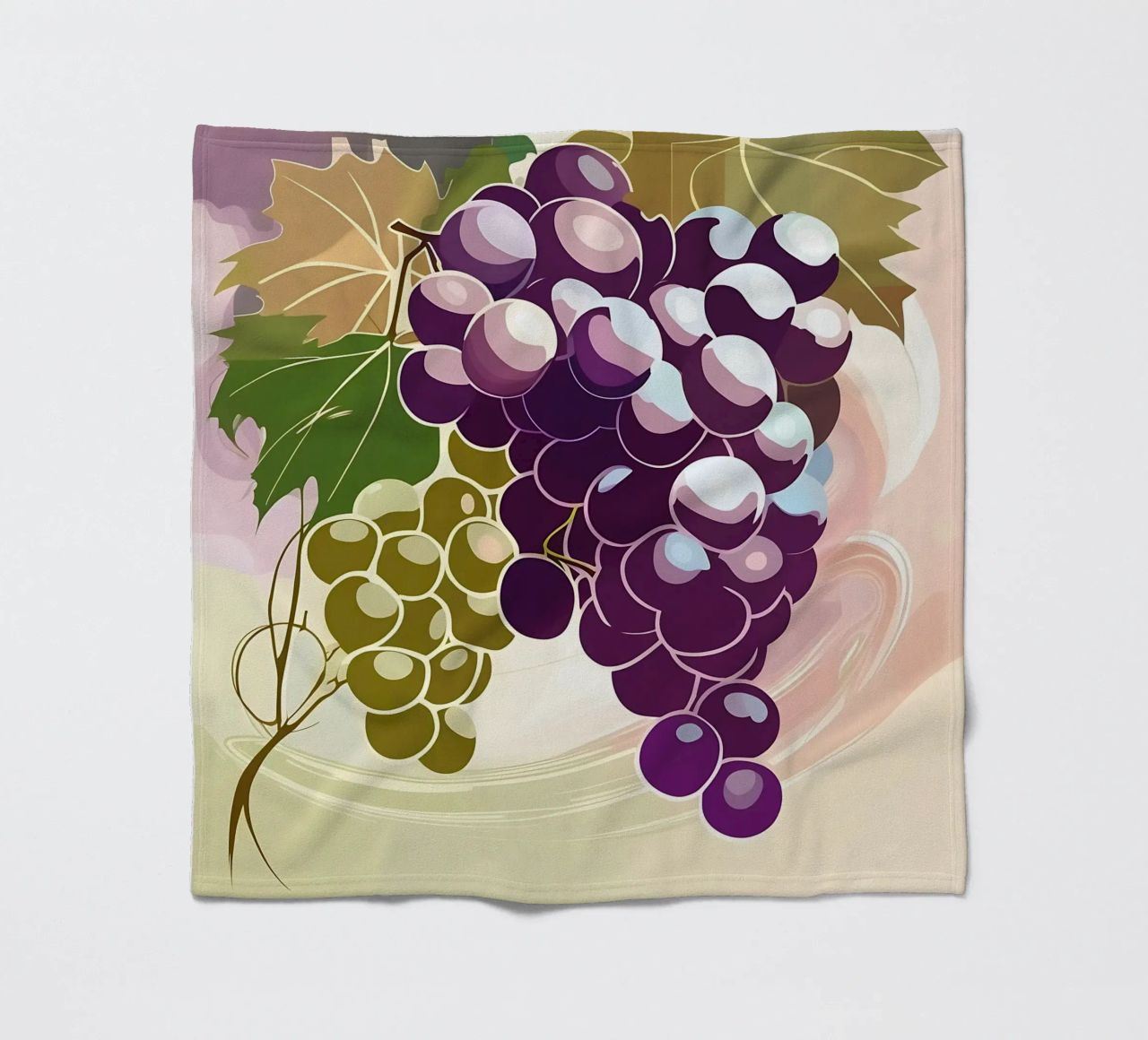 Uva_stile_A_2 coperta in pile da Pink- und LoveArt by LK
