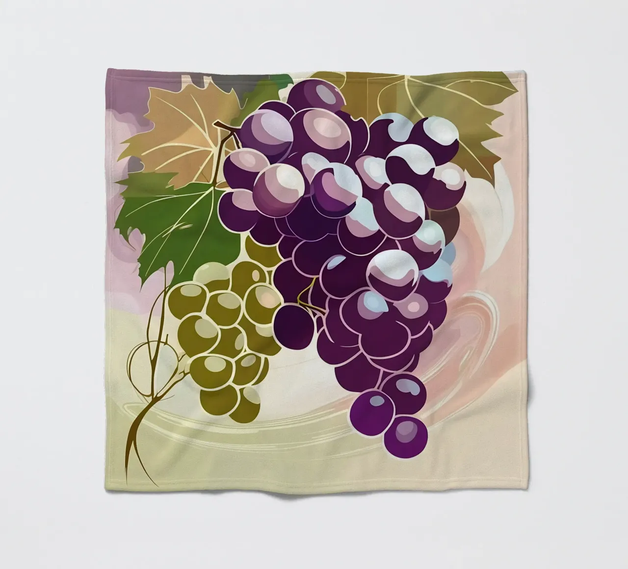 Uva_stile_A_2 coperta in pile da Pink- und LoveArt by LK