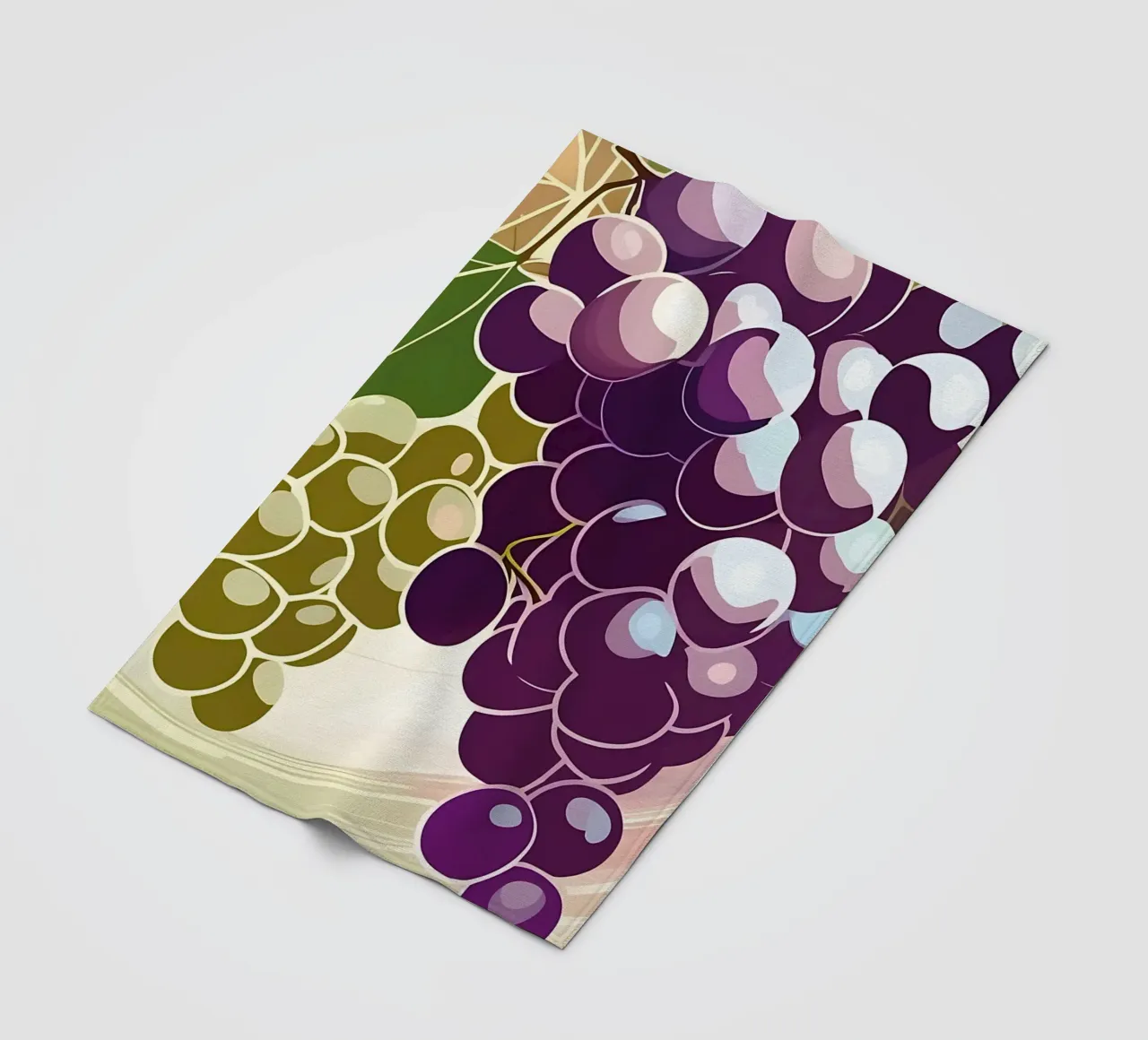 Uva_stile_A_2 coperta in pile da Pink- und LoveArt by LK