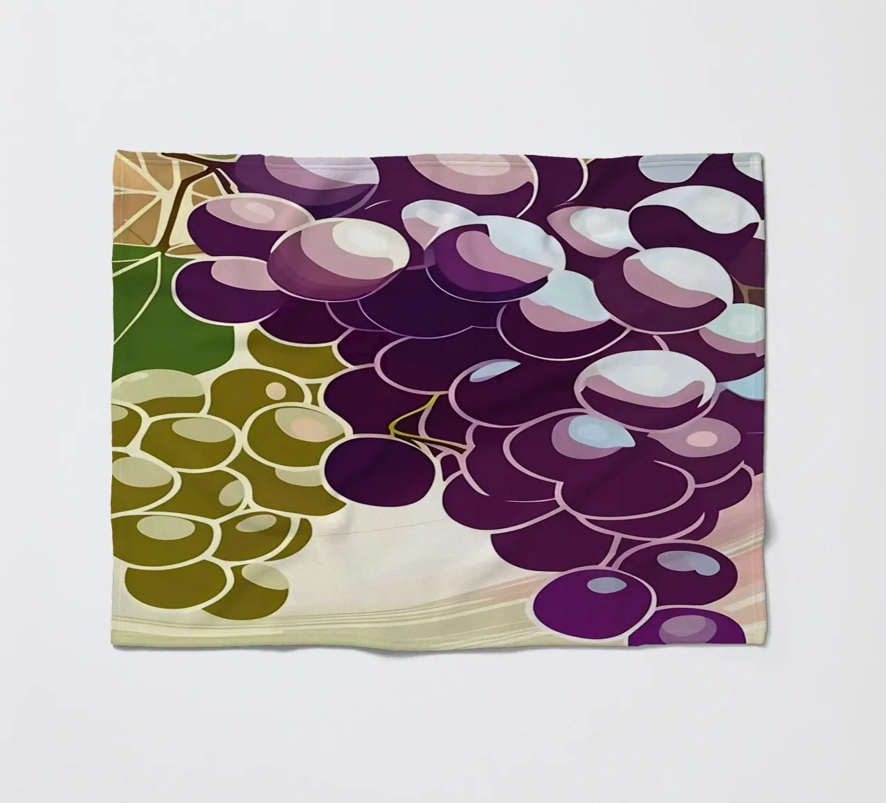 Uva_stile_A_2 coperta in pile da Pink- und LoveArt by LK