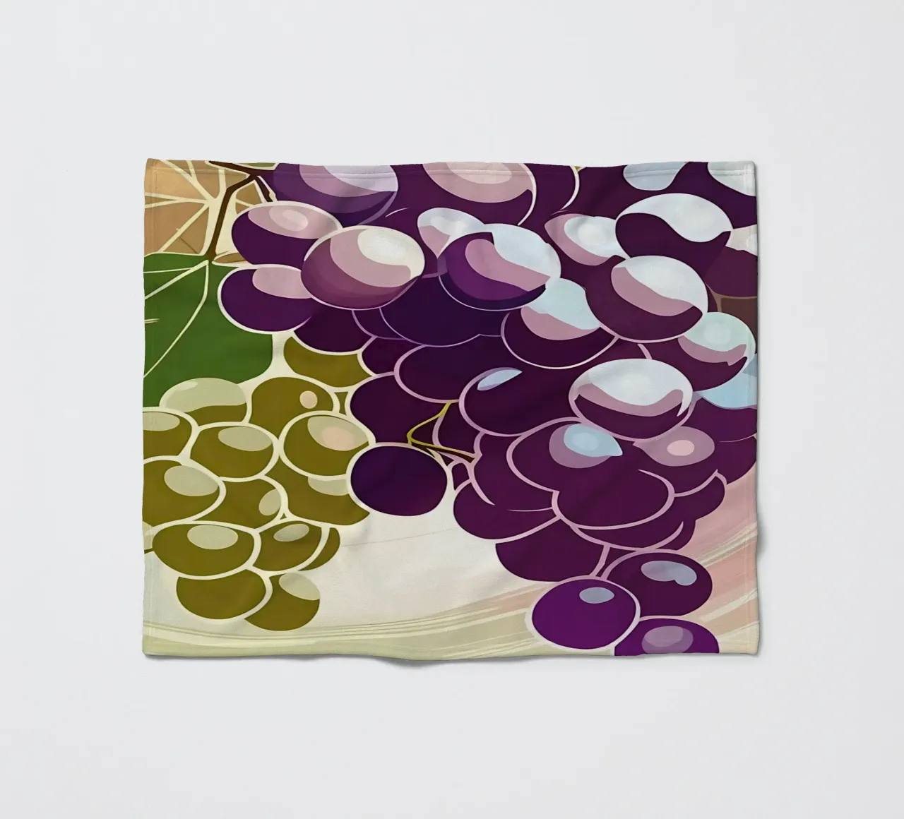 Uva_stile_A_2 coperta in pile da Pink- und LoveArt by LK