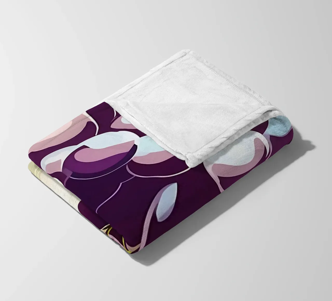Weintrauben_Stil_A_2 Fleecedecke von Pink- und LoveArt by LK