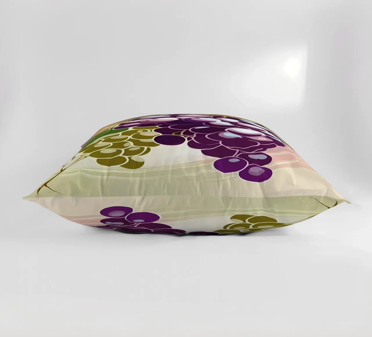 Grapes_style_A_2 decorative cushion by Pink- und LoveArt by LK