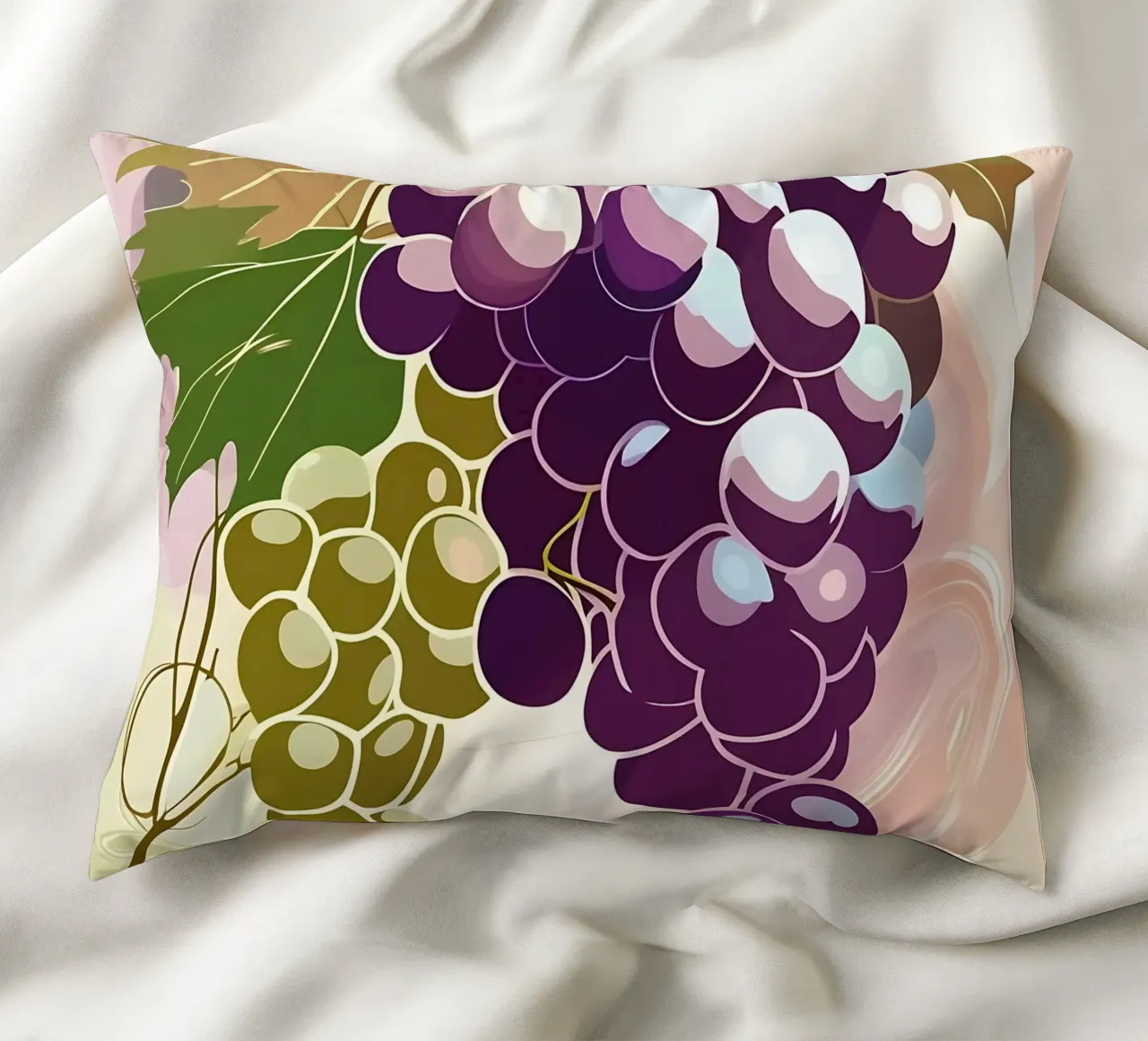 Uva_stile_A_2 cuscino da Pink- und LoveArt by LK