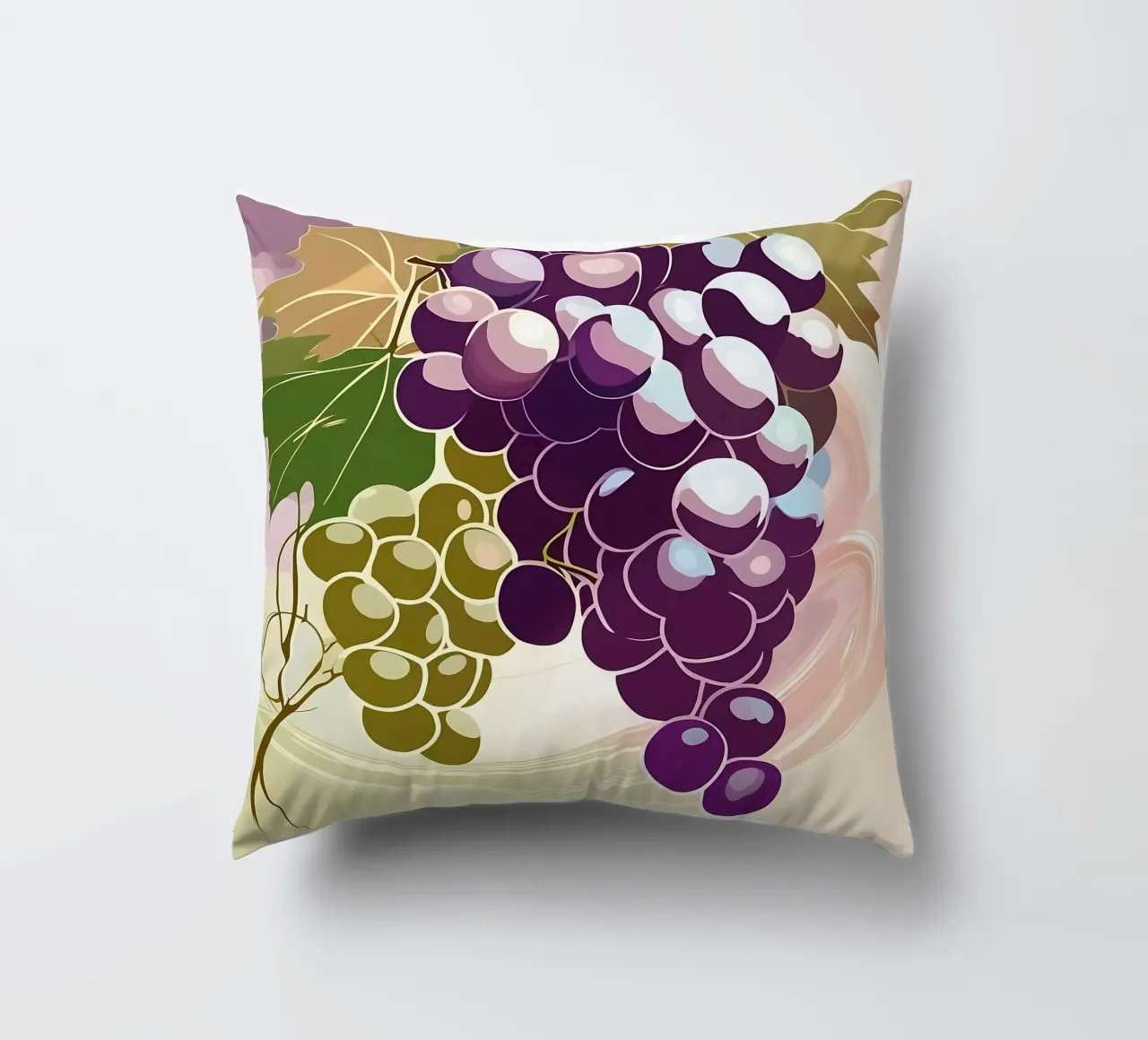 Uva_stile_A_2 cuscino da Pink- und LoveArt by LK