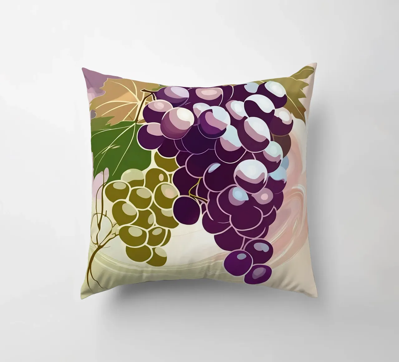 Uva_stile_A_2 cuscino da Pink- und LoveArt by LK