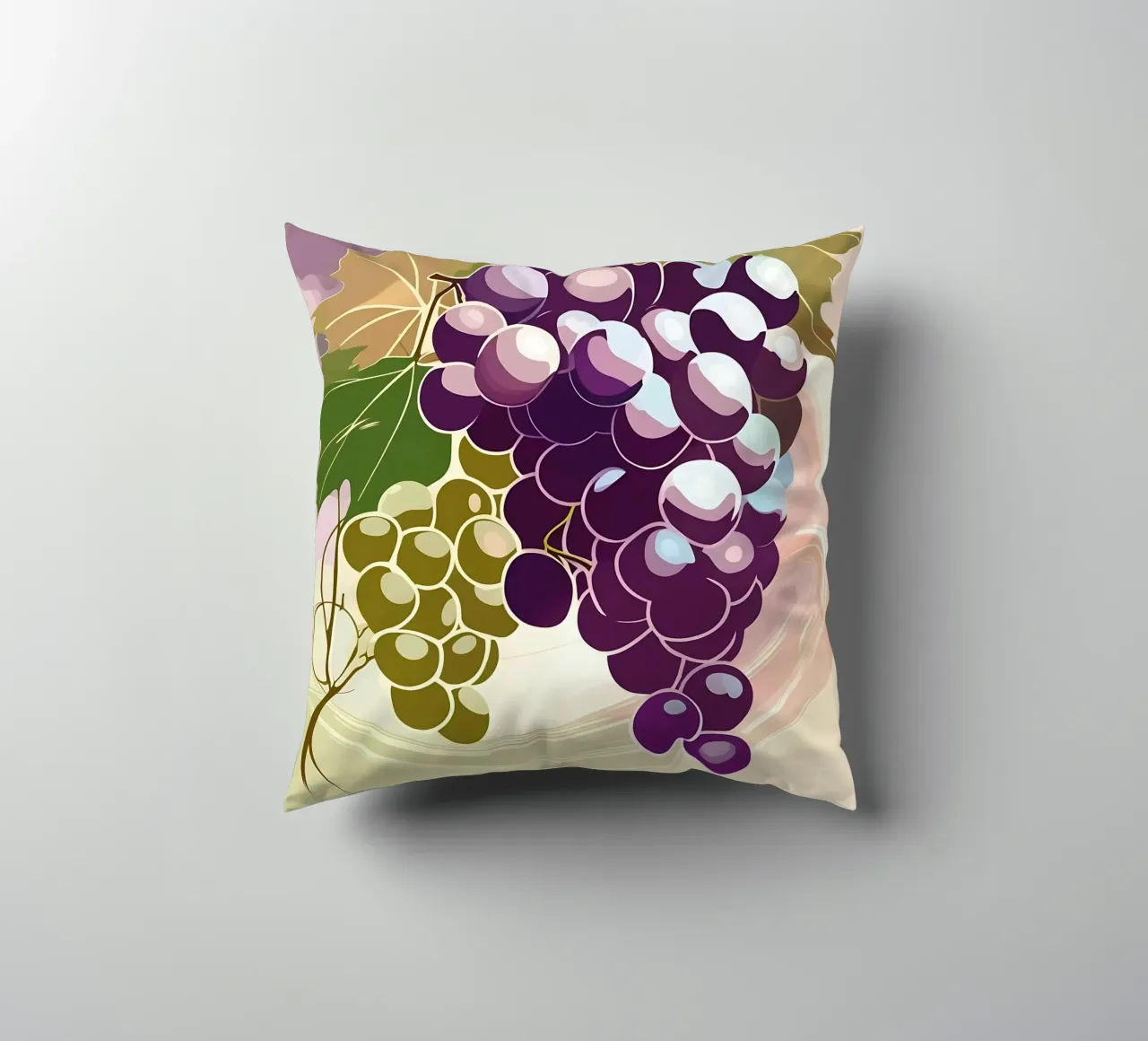 Uva_stile_A_2 cuscino da Pink- und LoveArt by LK