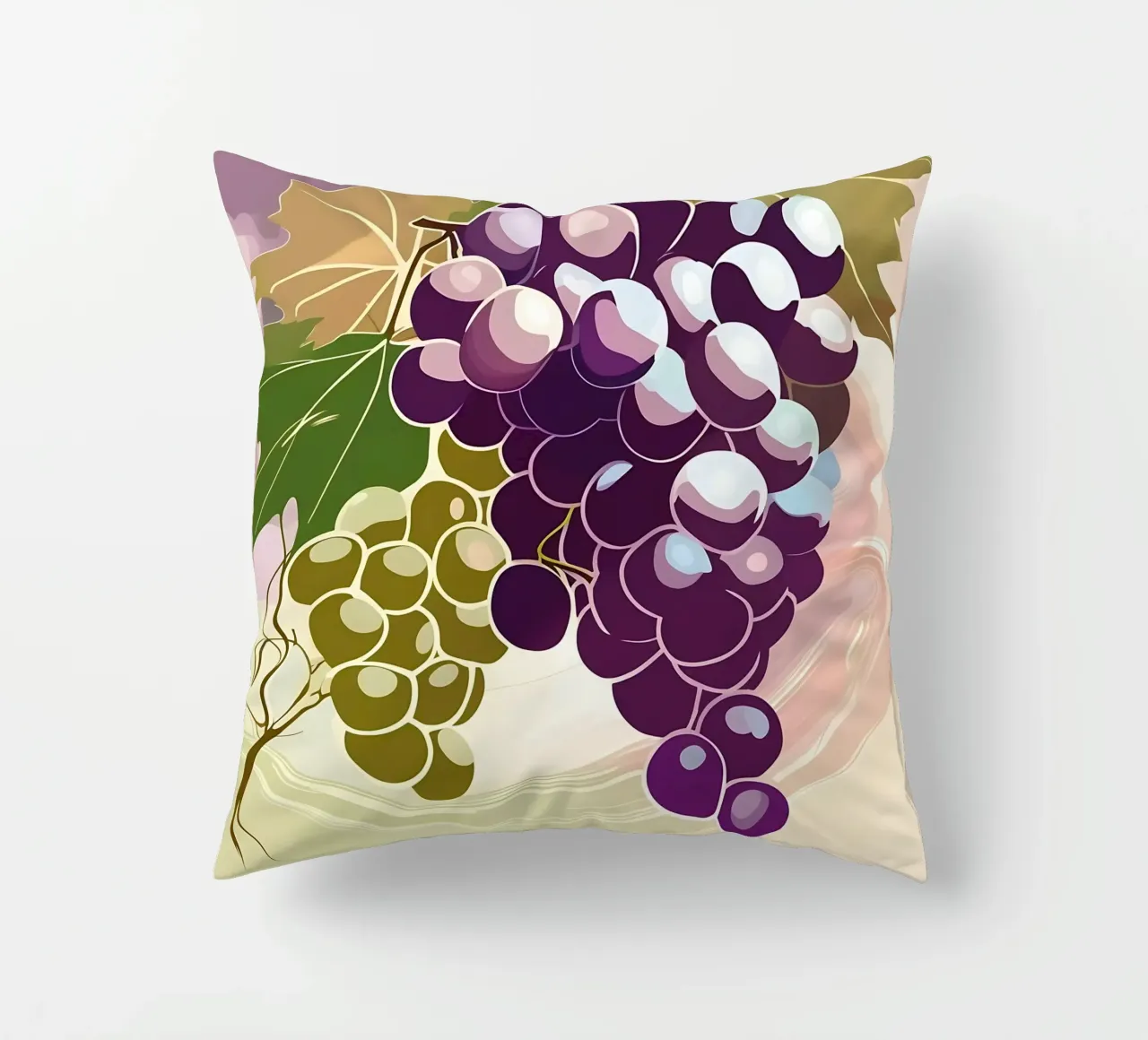 Uva_stile_A_2 cuscino da Pink- und LoveArt by LK