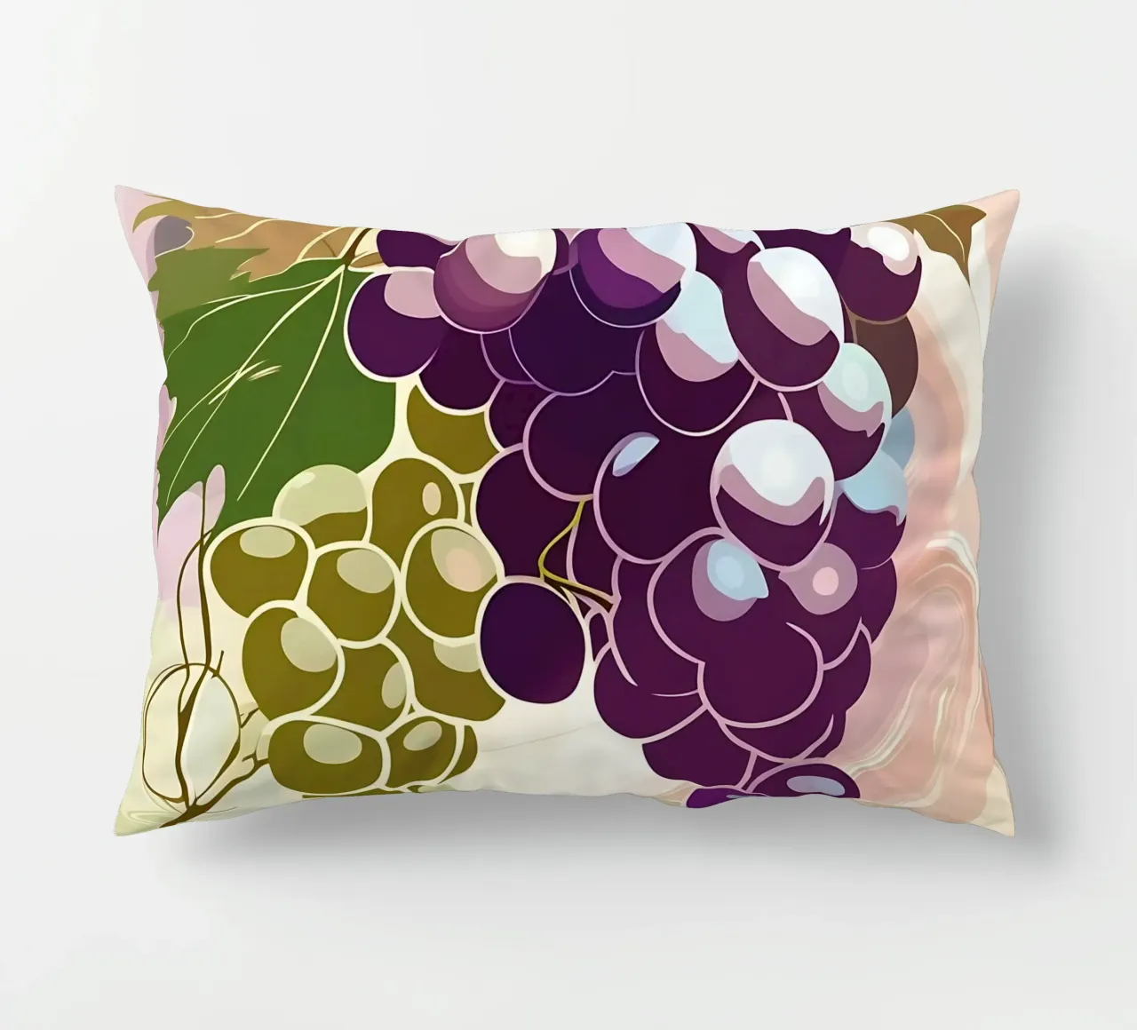 Uva_stile_A_2 cuscino da Pink- und LoveArt by LK