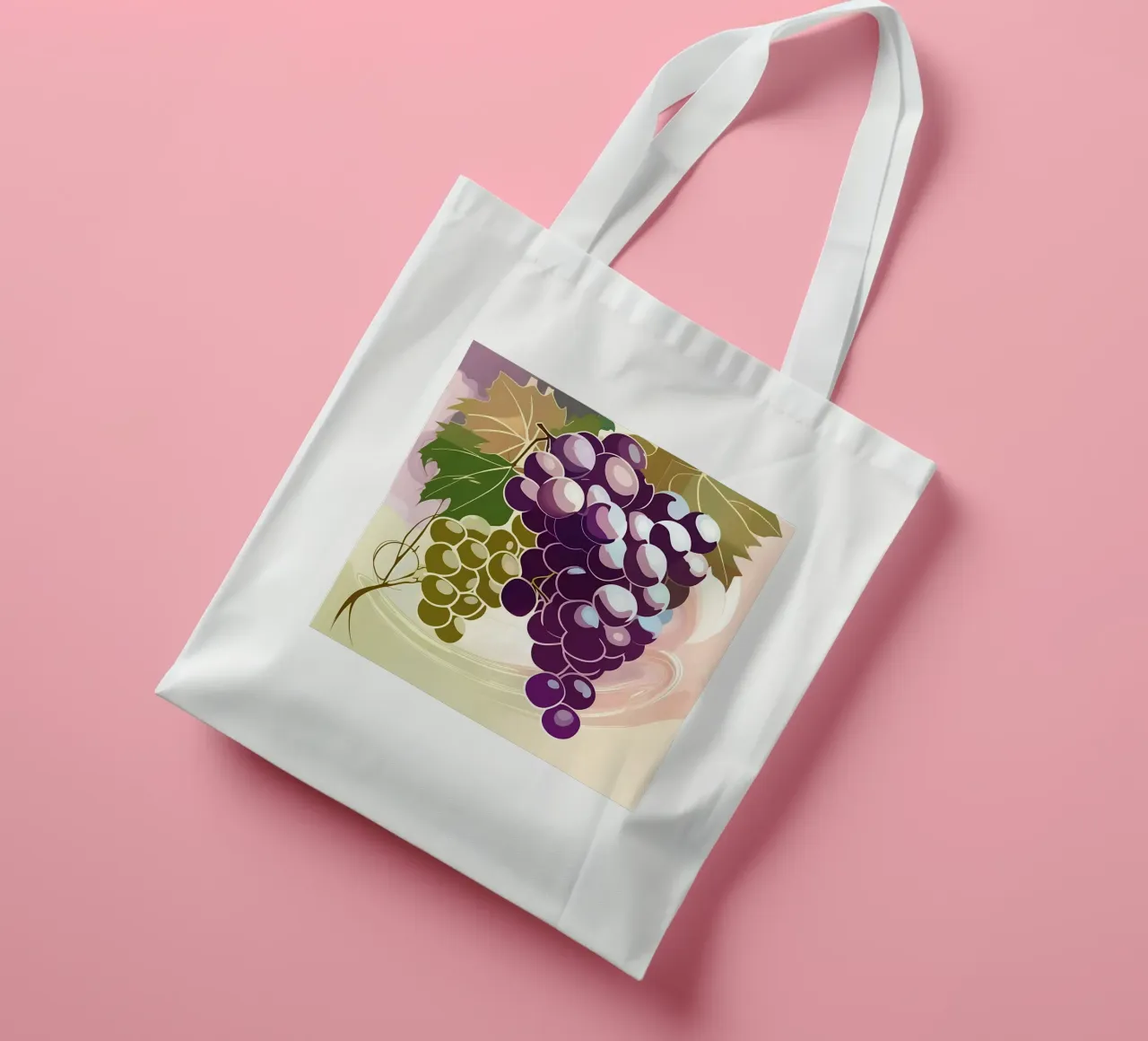 Uva_stile_A_2 borsa in juta da Pink- und LoveArt by LK