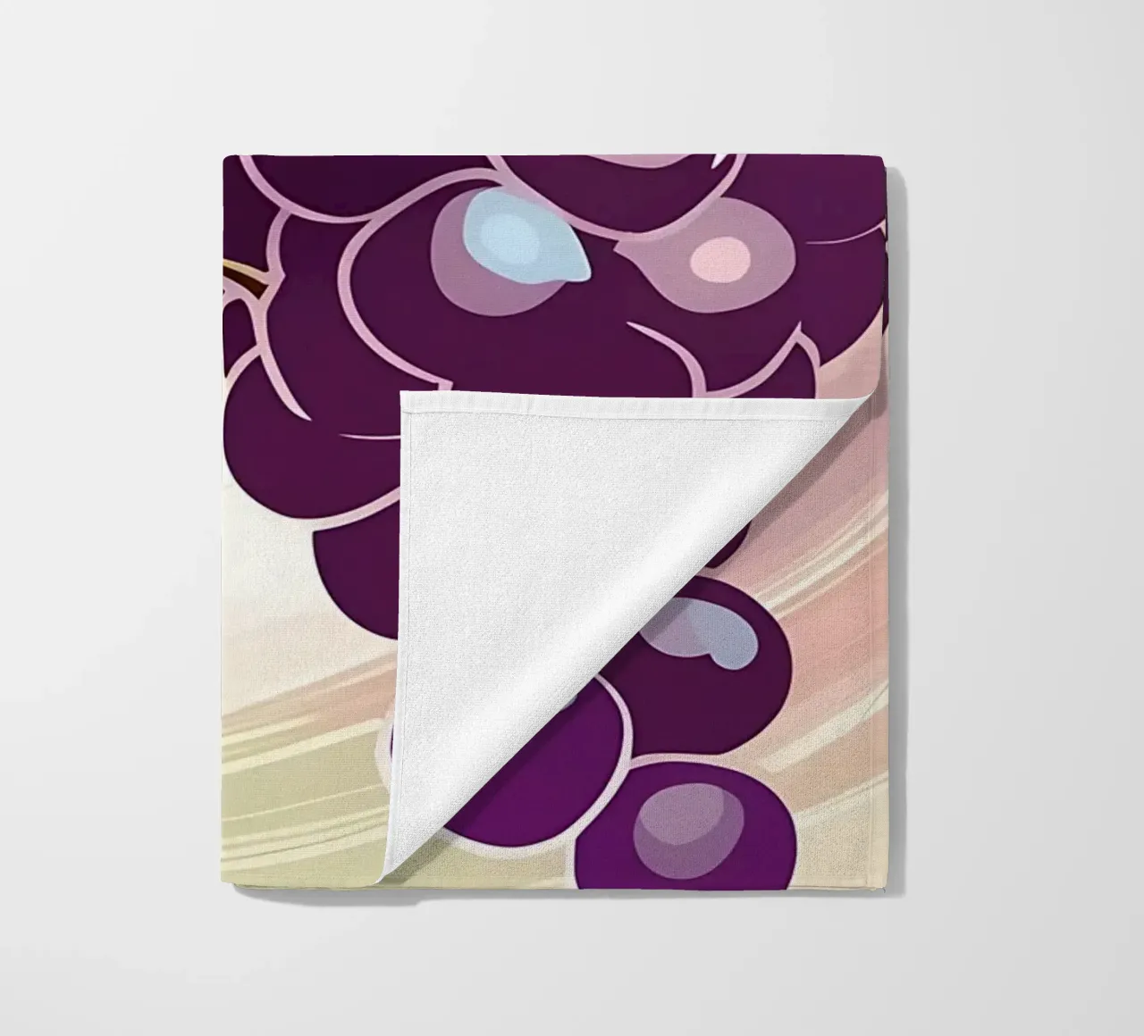 Raisins_style_A_2 serviette de plage de Pink- und LoveArt by LK