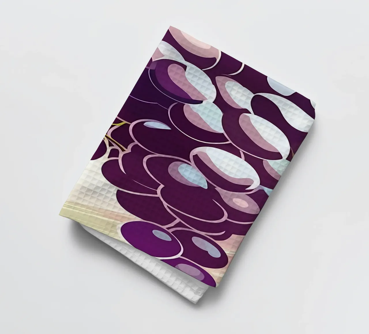 Weintrauben_Stil_A_2 Geschirrtuch von Pink- und LoveArt by LK