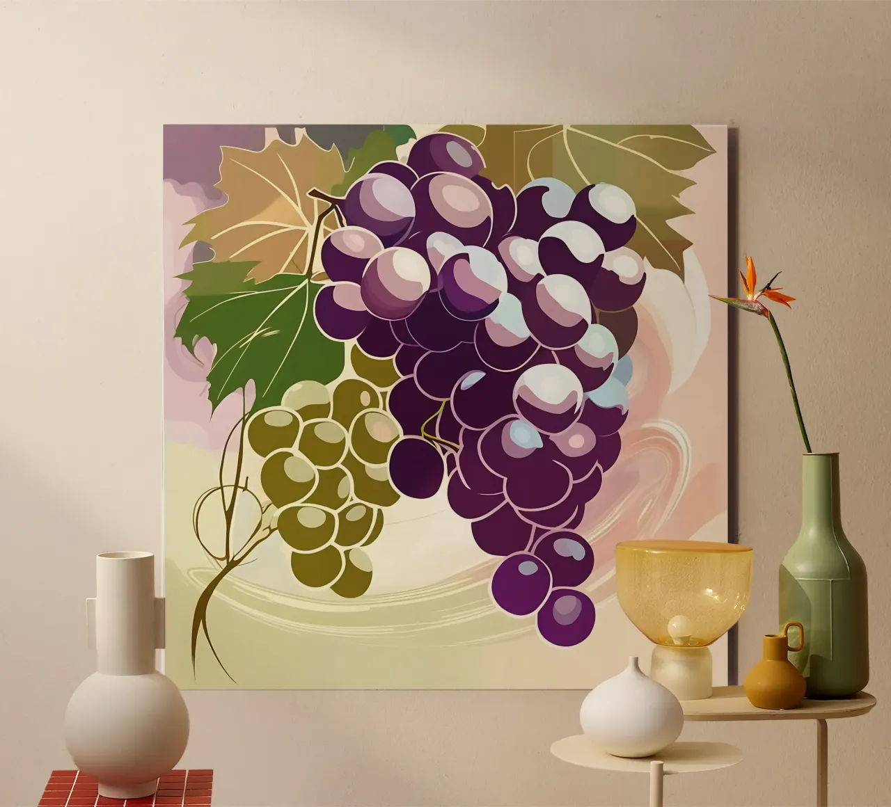 Uva_stile_A_2 alluminio dibond da Pink- und LoveArt by LK