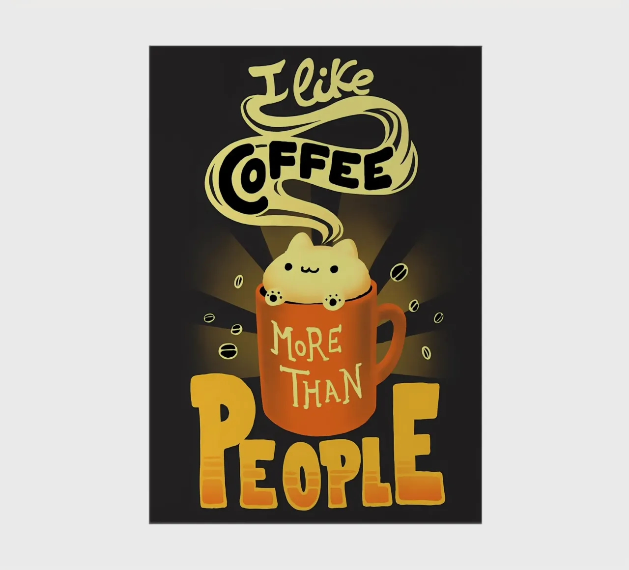 Coffee is Better Cat notebook by Bartosz Powalka