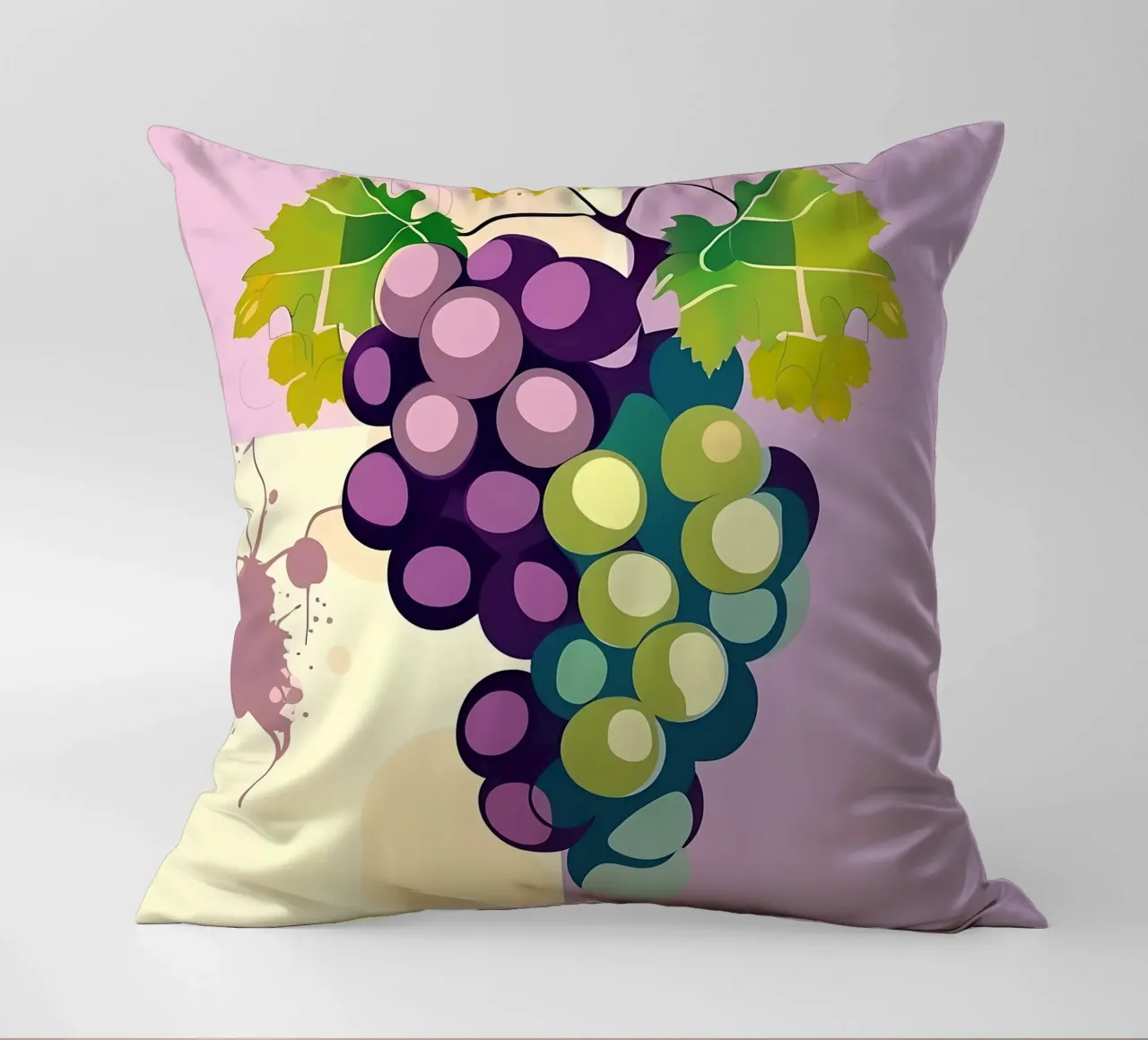 Uva_stile_A_3 cuscino da Pink- und LoveArt by LK