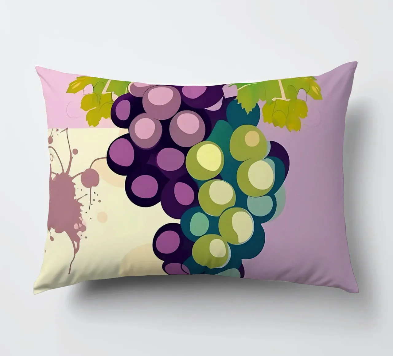 Uva_stile_A_3 cuscino da Pink- und LoveArt by LK