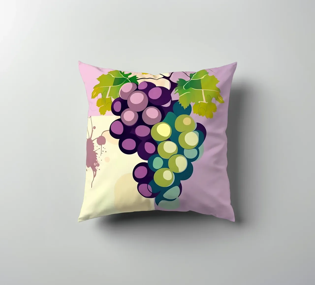 Uva_stile_A_3 cuscino da Pink- und LoveArt by LK