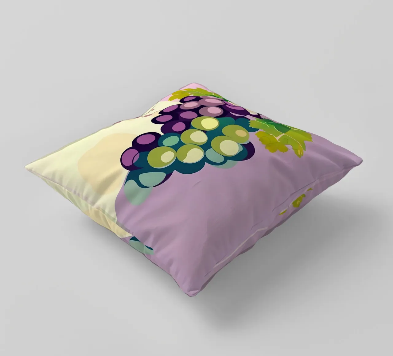 Weintrauben_Stil_A_3 Kissen von Pink- und LoveArt by LK