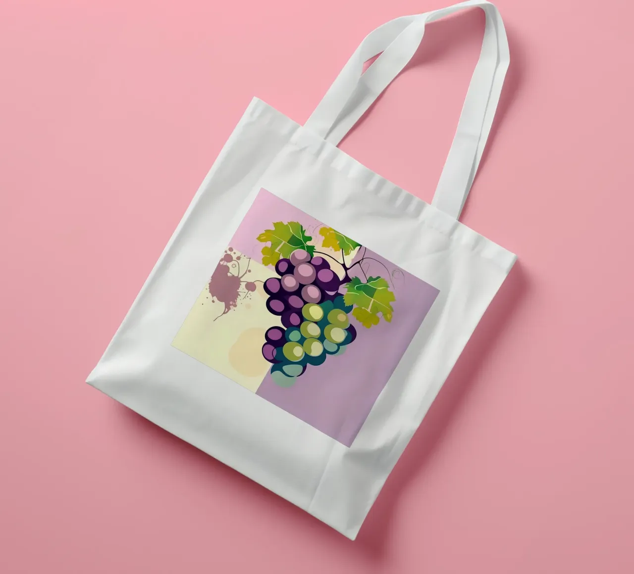 Uva_stile_A_3 borsa in juta da Pink- und LoveArt by LK