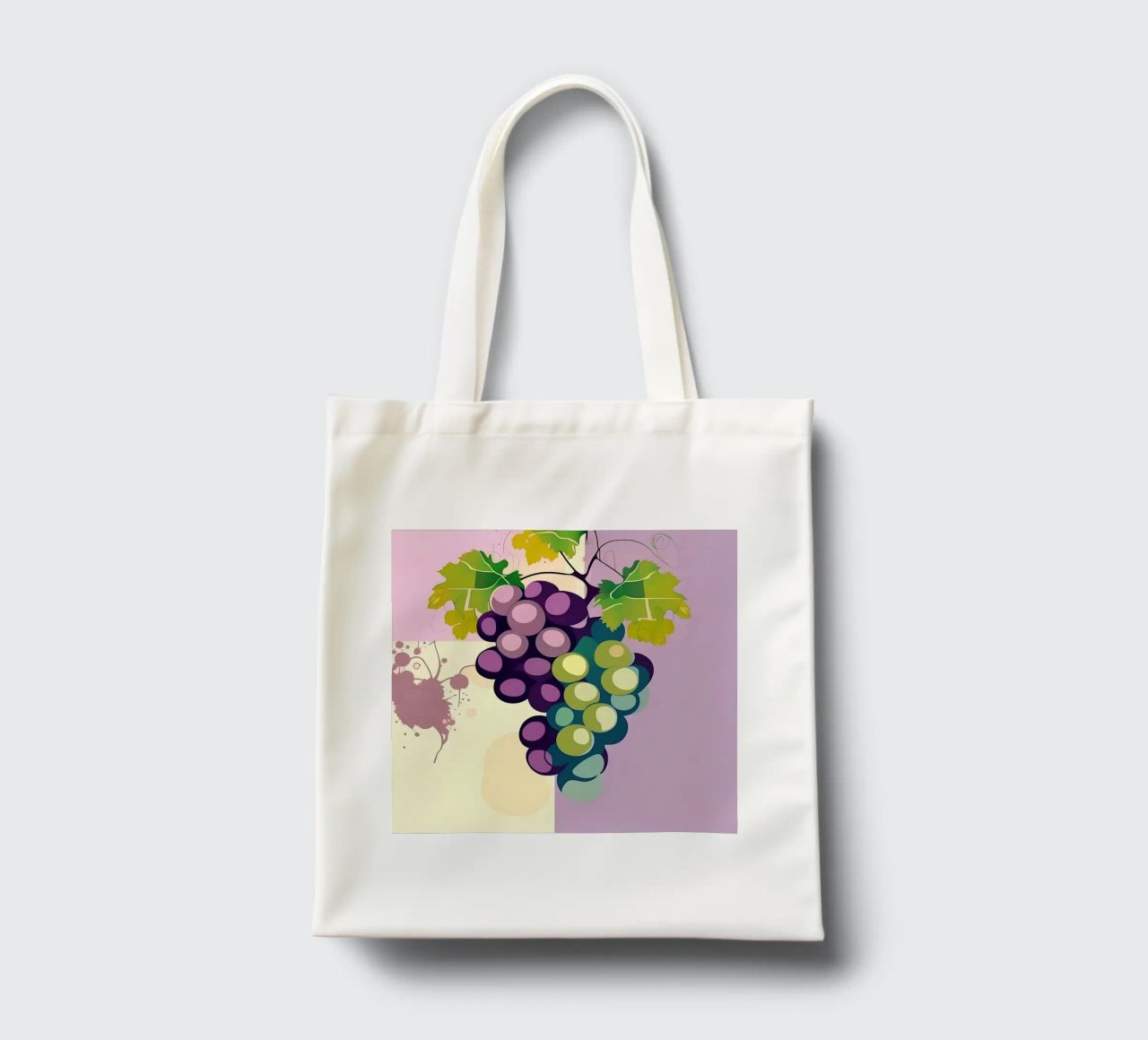 Uva_stile_A_3 borsa in juta da Pink- und LoveArt by LK
