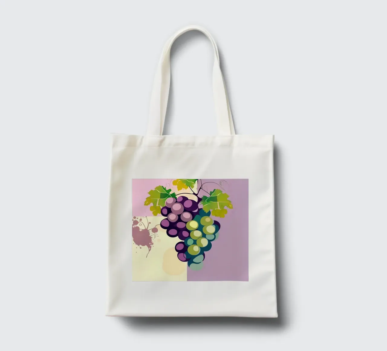 Uva_stile_A_3 borsa in juta da Pink- und LoveArt by LK