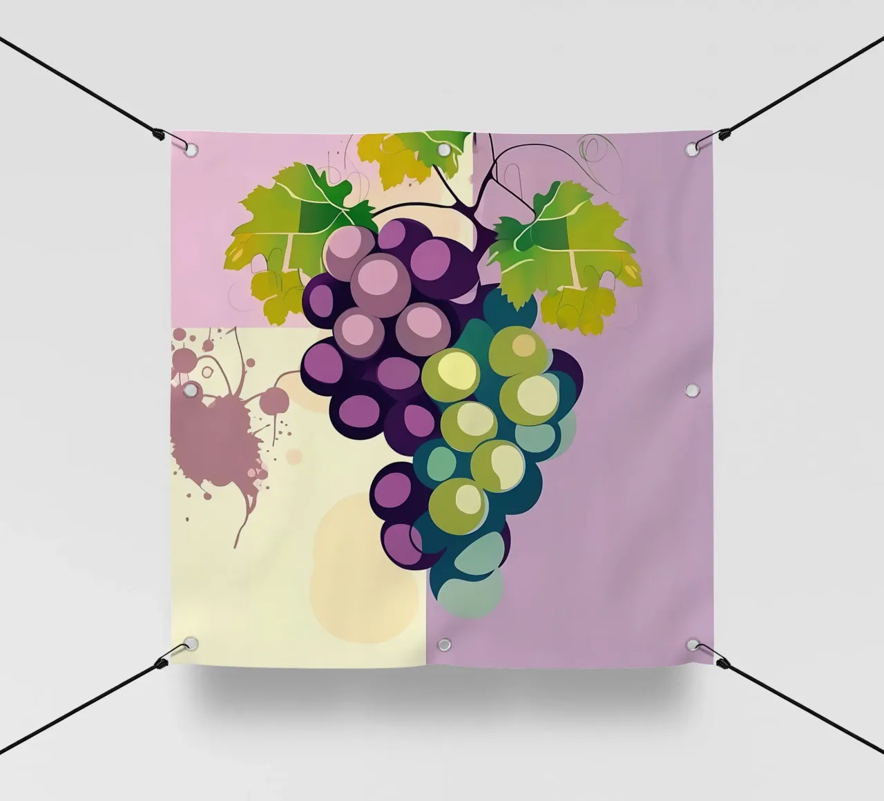 Uva_stile_A_3 telo in pvc da Pink- und LoveArt by LK