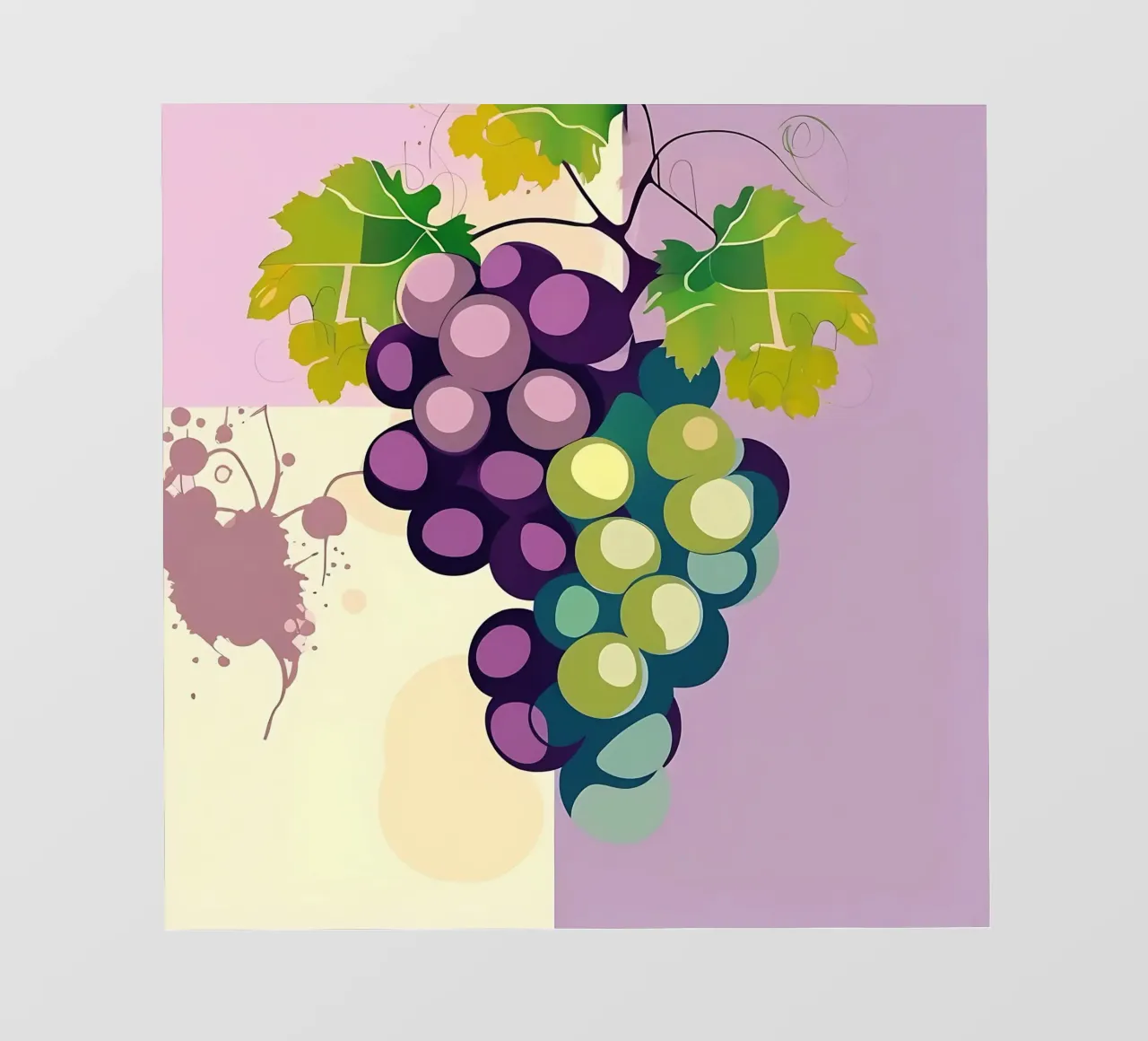 Uva_stile_A_3 telo in pvc da Pink- und LoveArt by LK