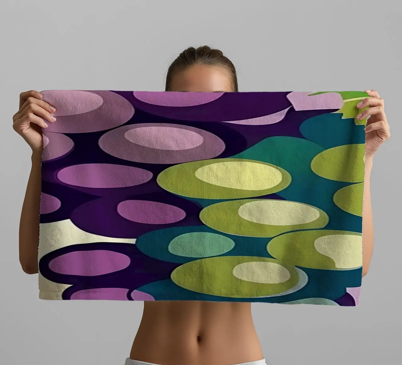 Uva_stile_A_3 asciugamano da bagno da Pink- und LoveArt by LK