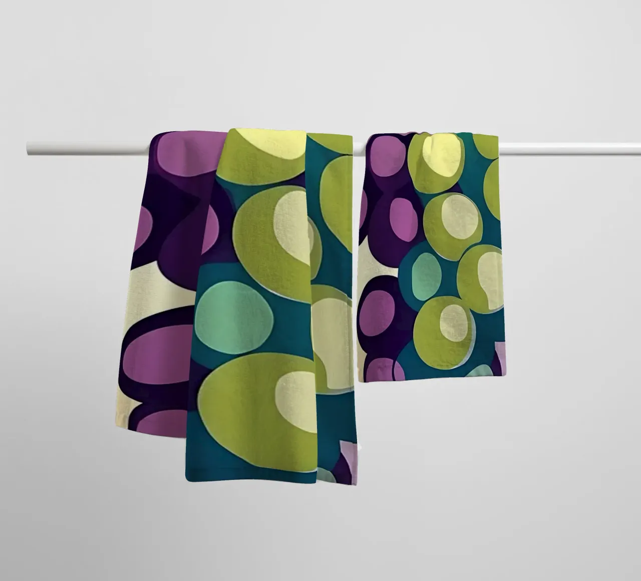 Uva_stile_A_3 asciugamano da bagno da Pink- und LoveArt by LK