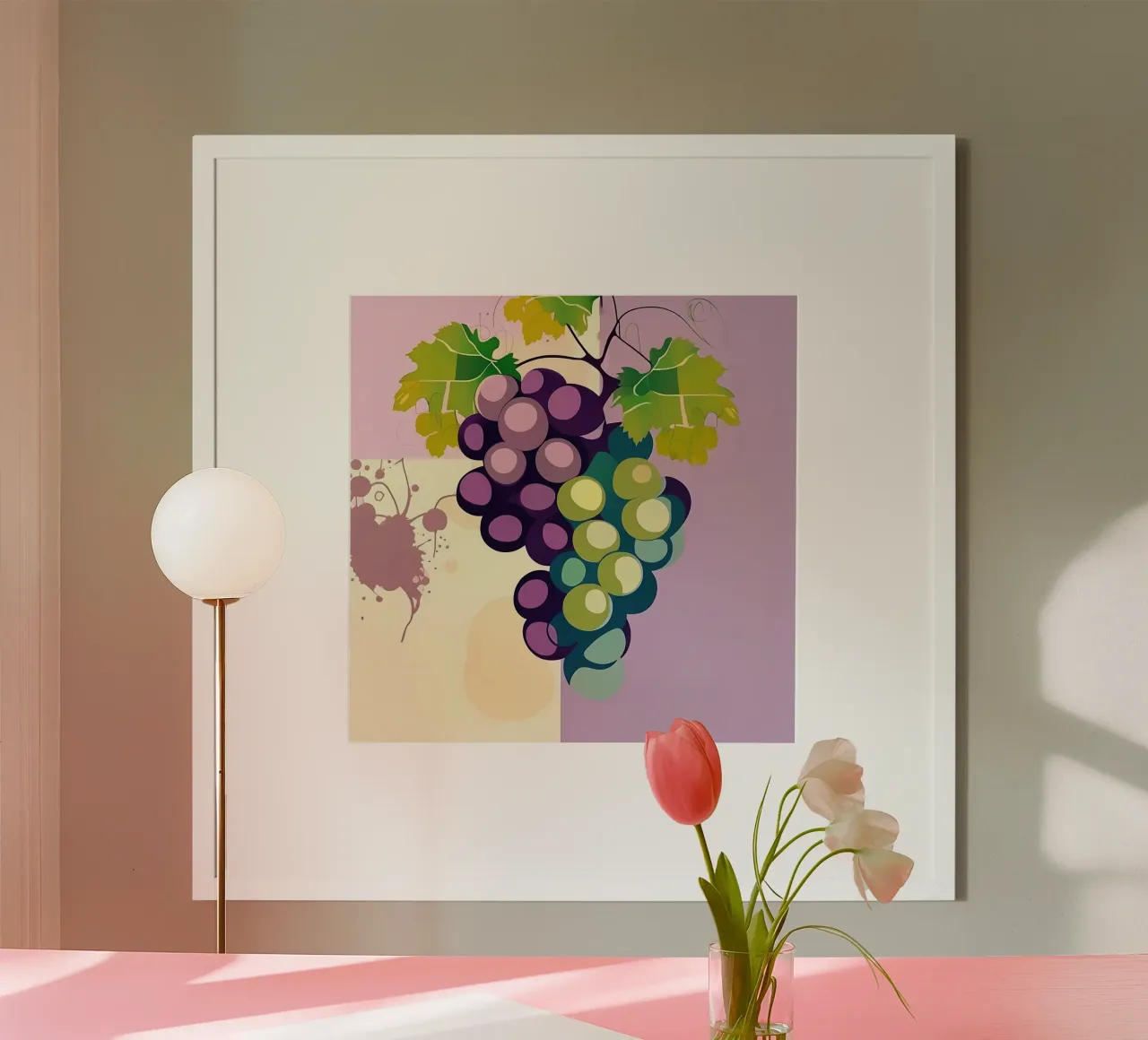 Uva_stile_A_3 poster da Pink- und LoveArt by LK