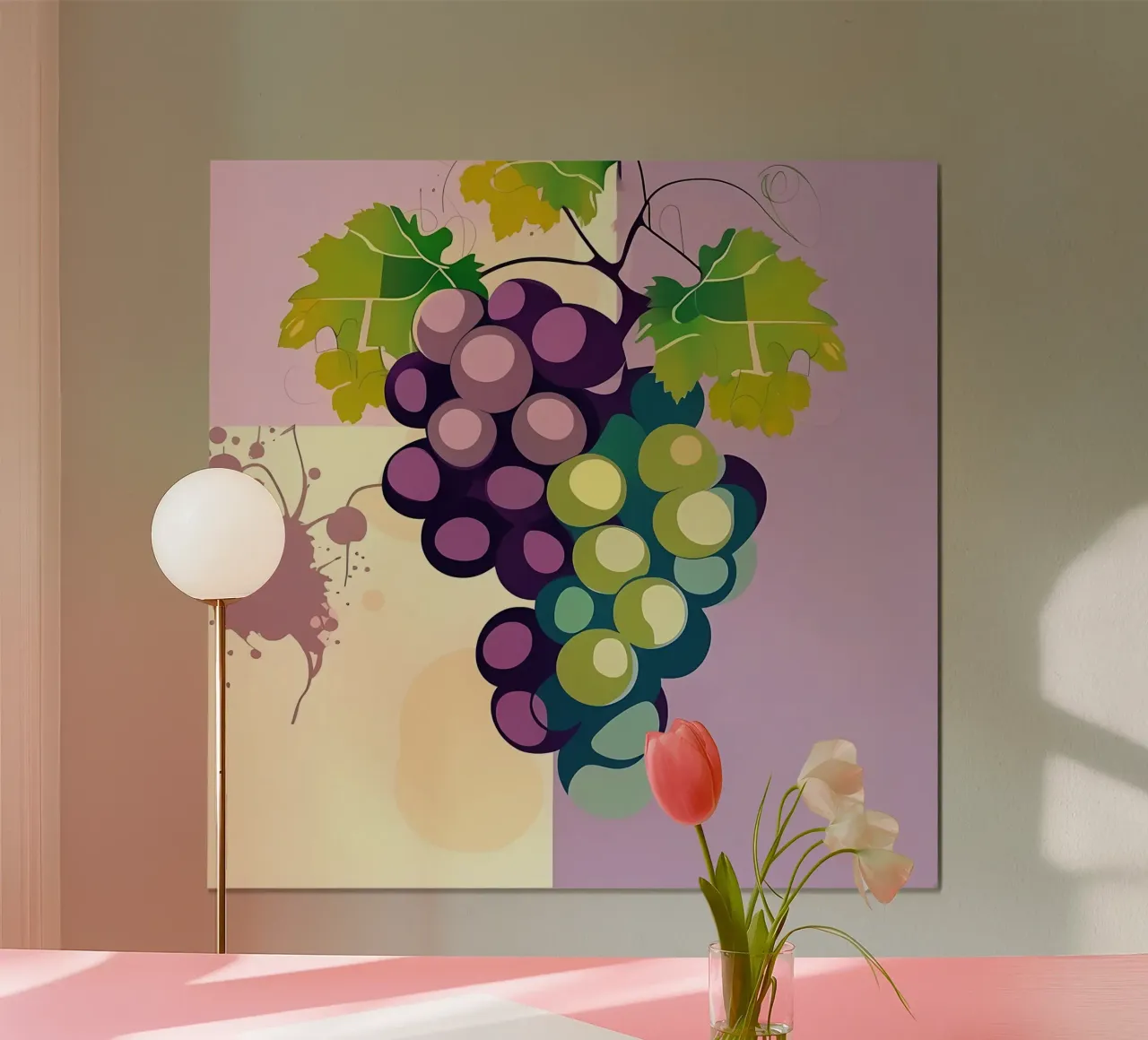 Uva_stile_A_3 poster da Pink- und LoveArt by LK