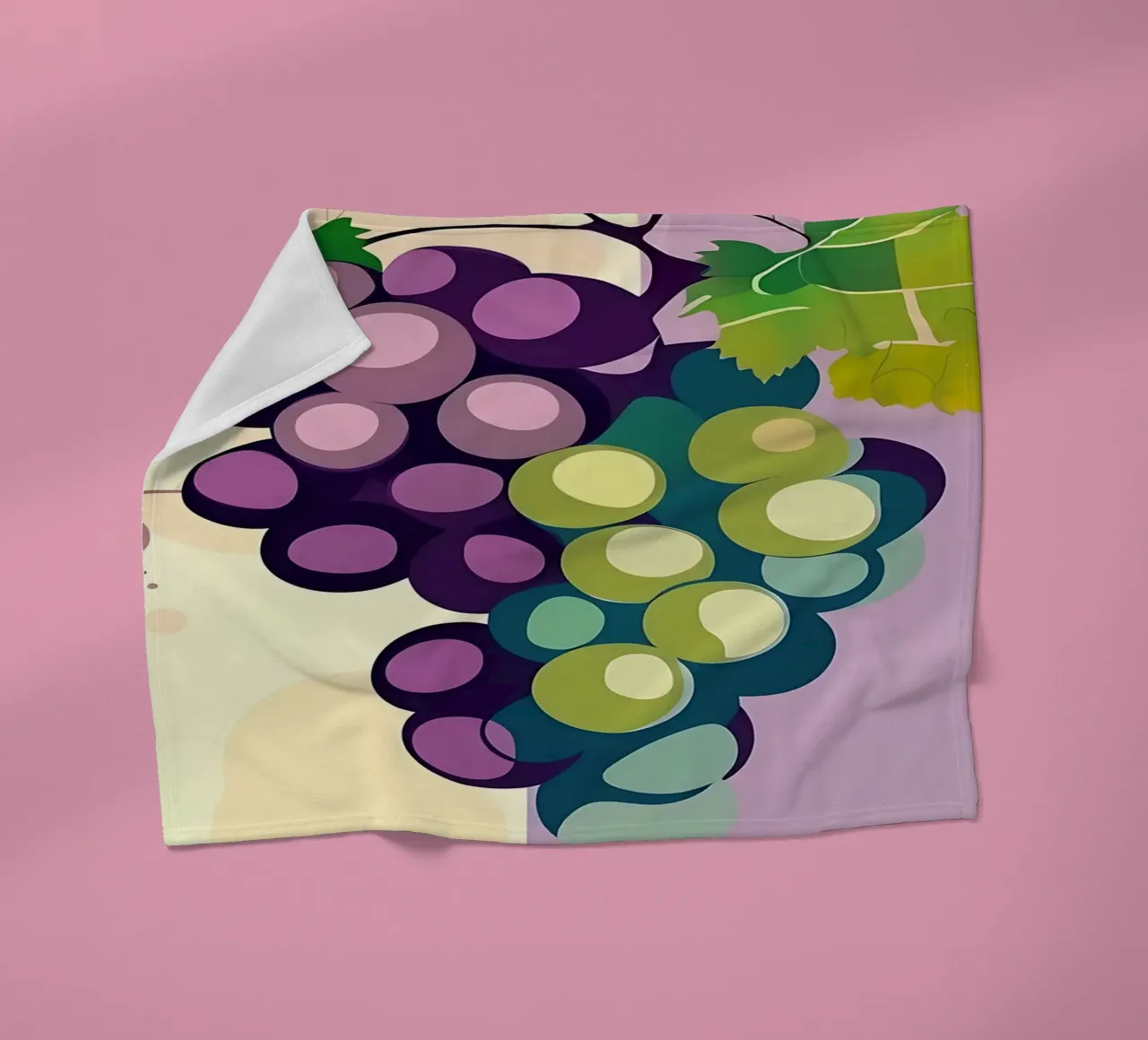 Uva_stile_A_3 coperta in pile da Pink- und LoveArt by LK