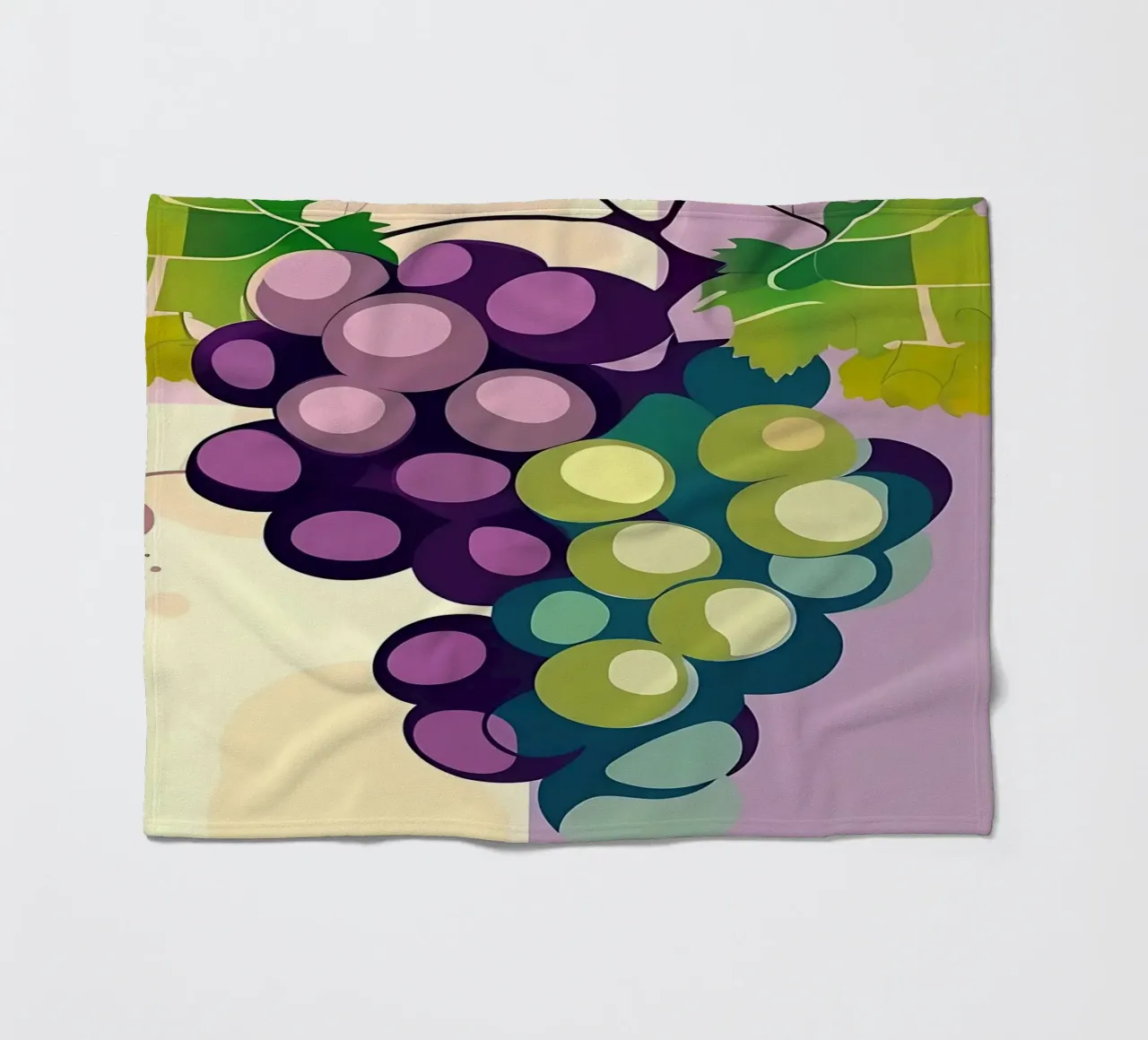 Uva_stile_A_3 coperta in pile da Pink- und LoveArt by LK