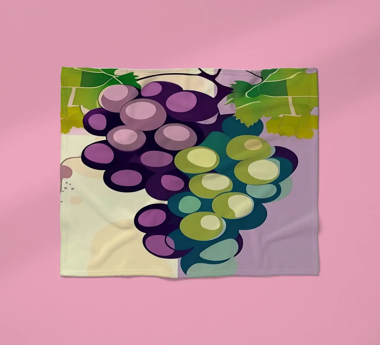 Uva_stile_A_3 coperta in pile da Pink- und LoveArt by LK