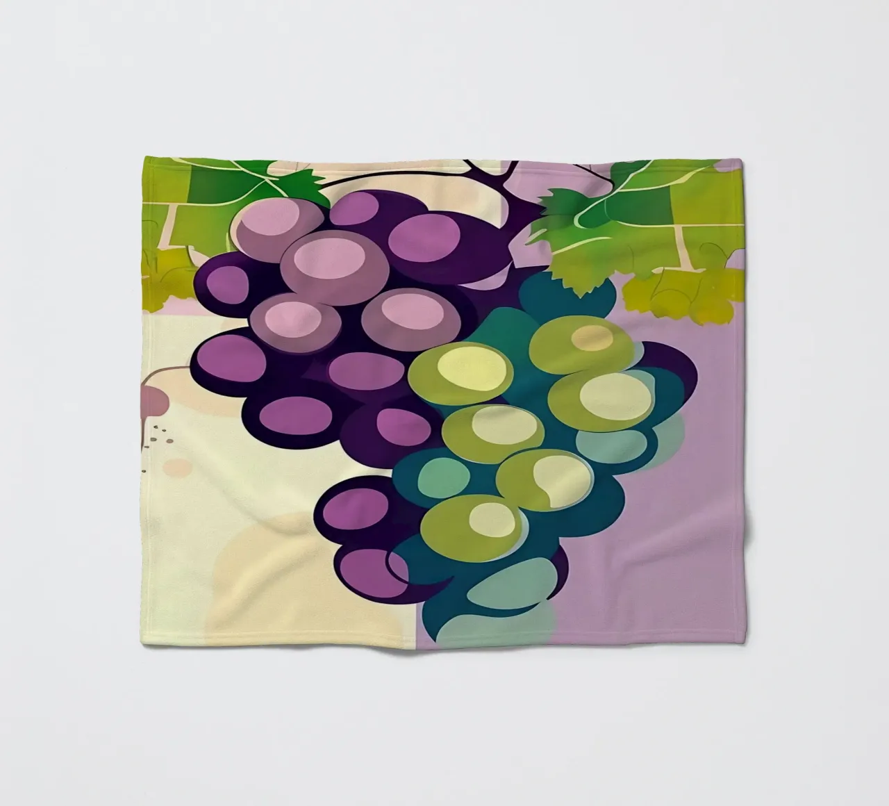 Uva_stile_A_3 coperta in pile da Pink- und LoveArt by LK