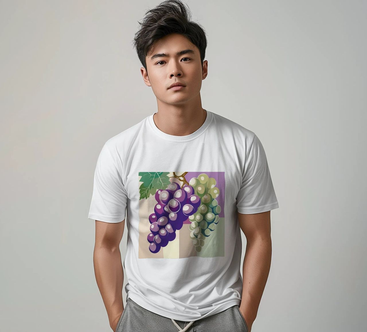 Uva_stile_A_4 t-shirt da Pink- und LoveArt by LK