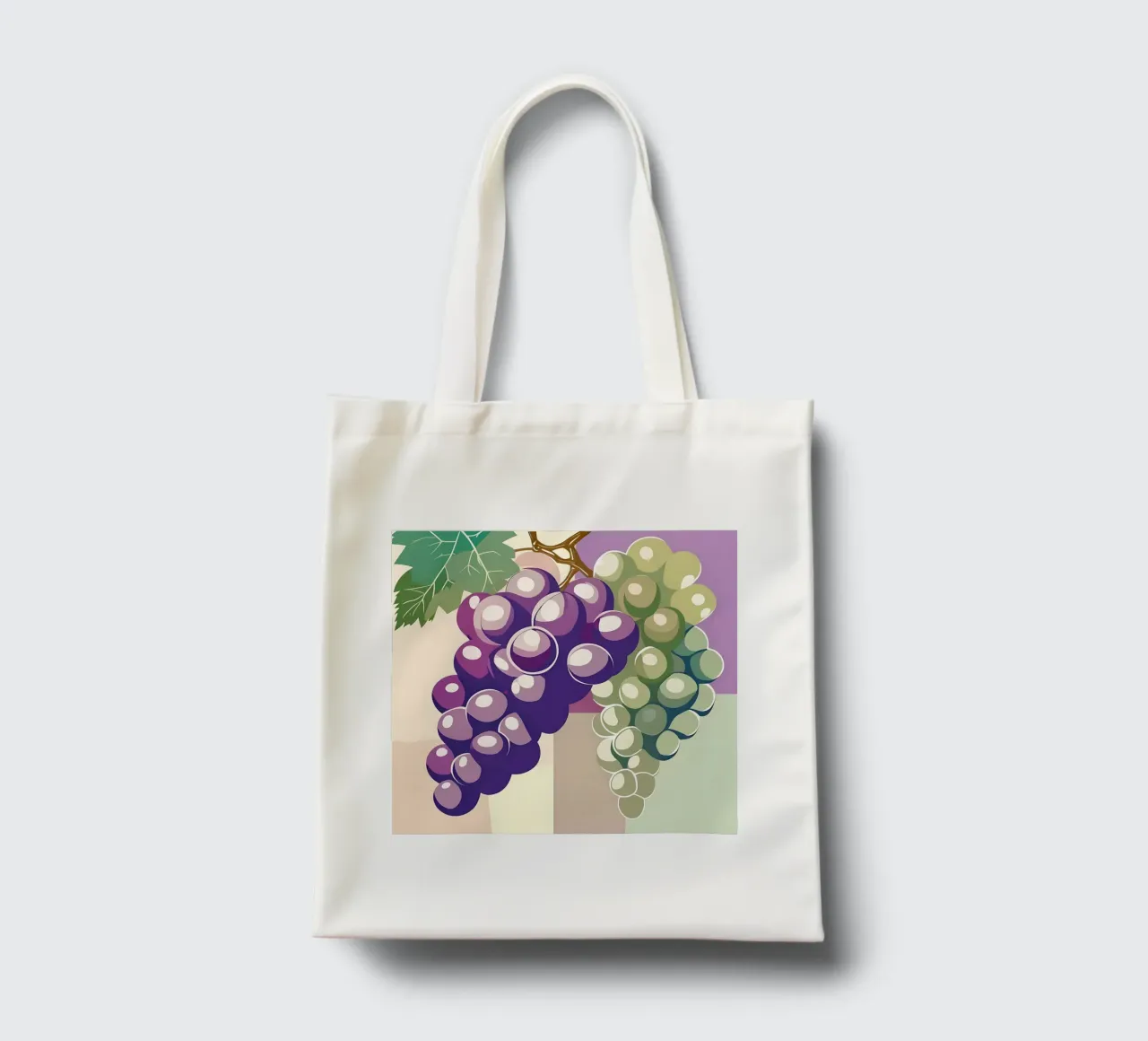 Uva_stile_A_4 borsa in juta da Pink- und LoveArt by LK