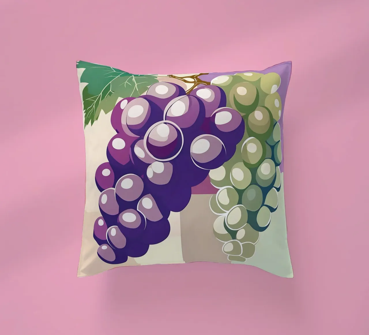 Uva_stile_A_4 cuscino da Pink- und LoveArt by LK