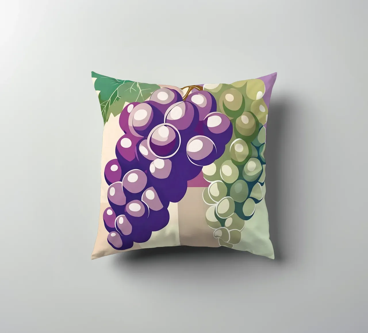 Uva_stile_A_4 cuscino da Pink- und LoveArt by LK