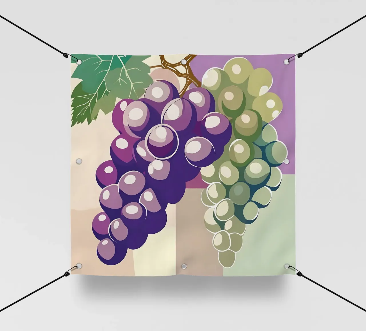 Uva_stile_A_4 telo in pvc da Pink- und LoveArt by LK