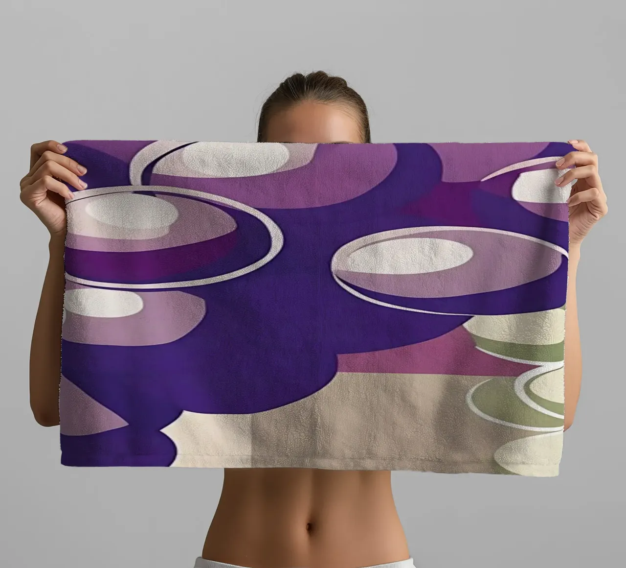 Uva_stile_A_4 asciugamano da bagno da Pink- und LoveArt by LK