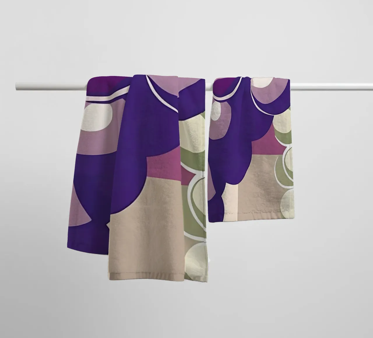 Uva_stile_A_4 asciugamano da bagno da Pink- und LoveArt by LK