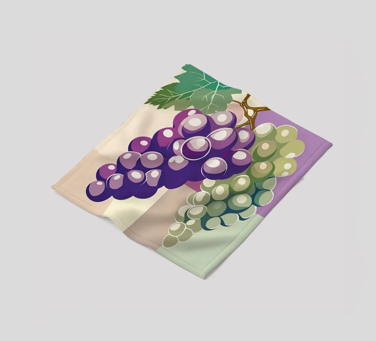 Uva_stile_A_4 coperta in pile da Pink- und LoveArt by LK