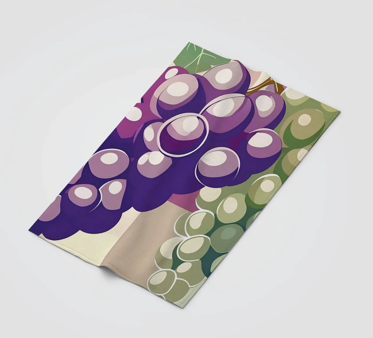 Uva_stile_A_4 coperta in pile da Pink- und LoveArt by LK