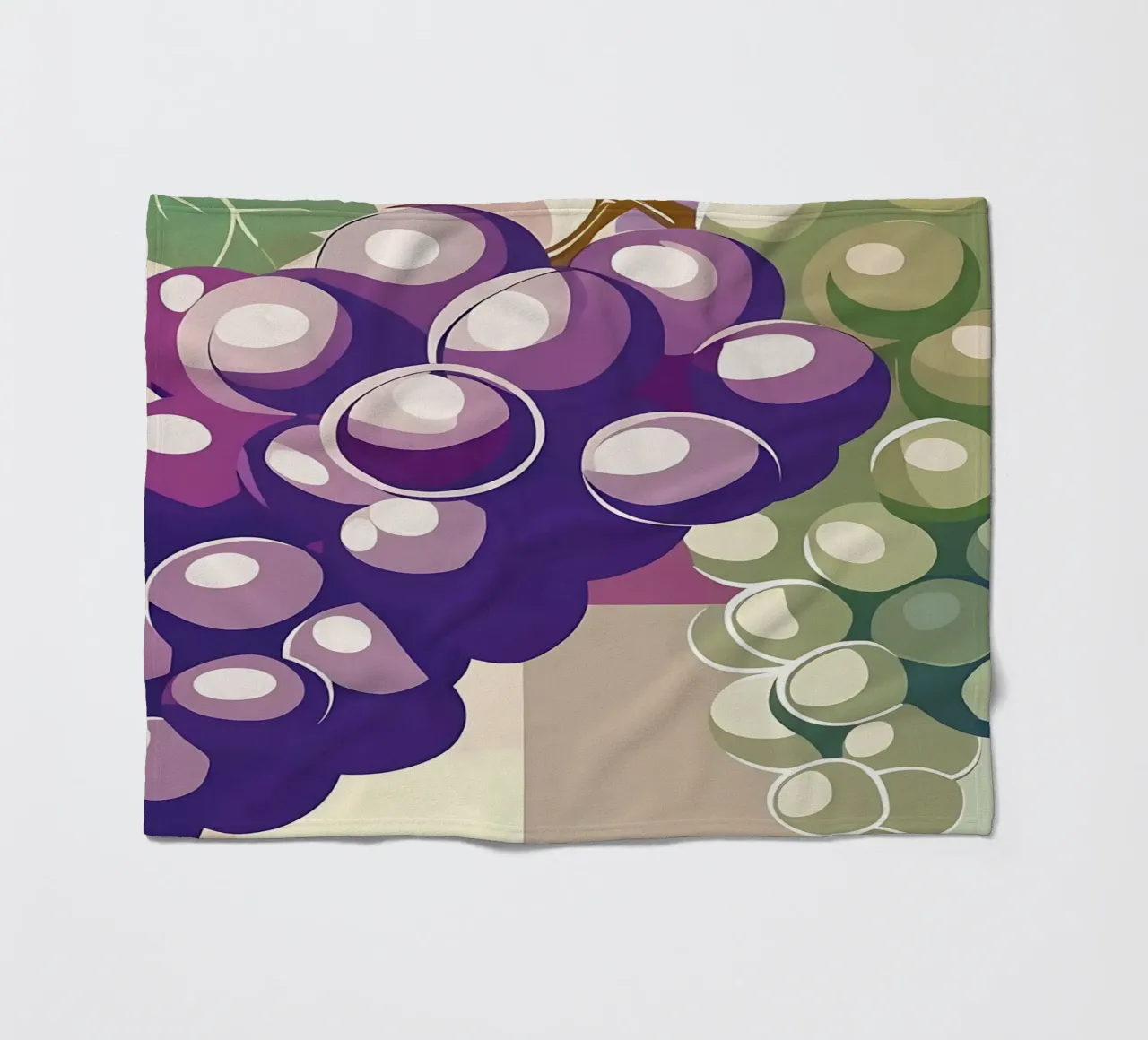 Uva_stile_A_4 coperta in pile da Pink- und LoveArt by LK