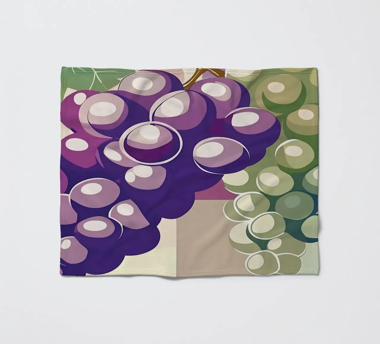 Uva_stile_A_4 coperta in pile da Pink- und LoveArt by LK