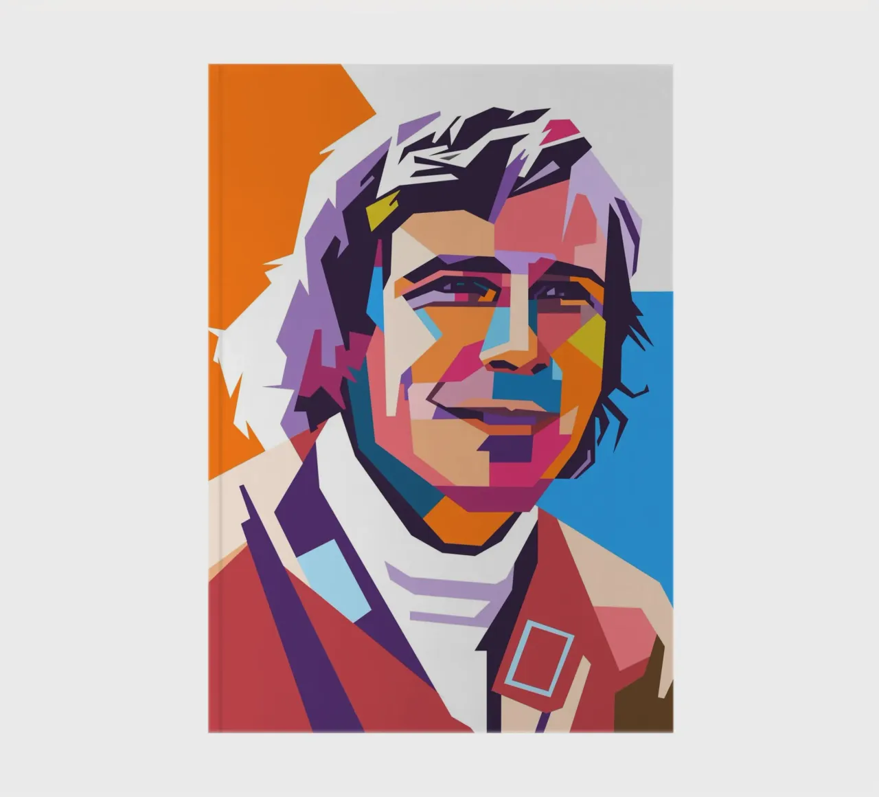 James Hunt formula one legend notebook by Hantamrata