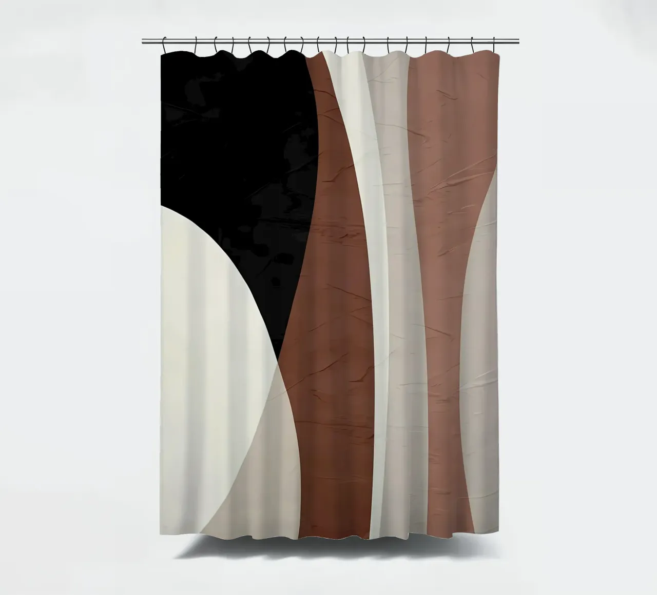 ORGANIC ABSTRACT 227D shower curtain by Aiden Garcia